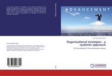 Capa do livro de Organisational strategies - a systemic approach 