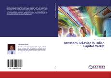 Buchcover von Investor's Behavior In Indian Capital Market