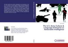 Buchcover von The U.S. Army Culture & Language Enterprise as Actionable Intelligence