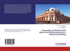 Capa do livro de Properties of Mechanized Bricks and Performance as a Masonry Building 
