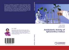 Portada del libro de Antidiabetic Activity of Spharenthus Indicus