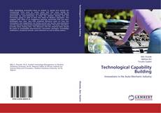 Couverture de Technological Capability Building