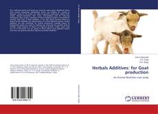 Buchcover von Herbals Additives: for Goat production