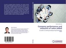 Buchcover von Company performance and measures of value added