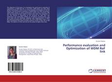Portada del libro de Performance evaluation and Optimization of WDM RoF link