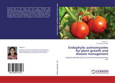 Capa do livro de Endophytic actinomycetes for plant growth and disease management 