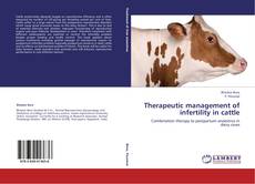 Capa do livro de Therapeutic management of infertility in cattle 