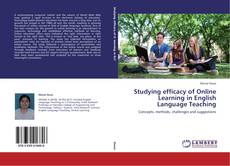 Buchcover von Studying efficacy of Online Learning in English Language Teaching