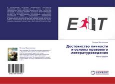 Достоинство личности и основы правового литературоведения kitap kapağı