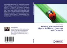 Leading Sustainability in Nigeria: Problems, Processes and Prospects kitap kapağı