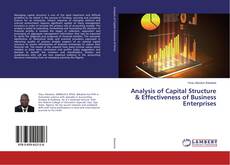 Analysis of Capital Structure & Effectiveness of Business Enterprises的封面