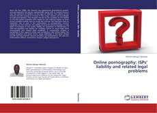 Copertina di Online pornography: ISPs’ liability and related legal problems