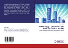 Buchcover von Accounting Communication And The Capital Market