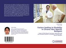 Copertina di Factors leading to Disability in Chronic Non Specific Backpain