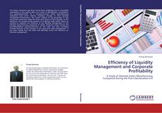 Buchcover von Efficiency of Liquidity Management and Corporate Profitability