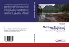Capa do livro de Multilingual Dictionary of Soil Bioengineering 