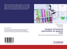 Capa do livro de Analysis of bacterial colonization on gypsum casts 