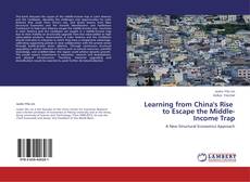 Buchcover von Learning from China's Rise to Escape the Middle-Income Trap