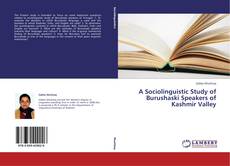 Copertina di A Sociolinguistic Study of Burushaski Speakers of Kashmir Valley