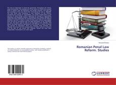 Bookcover of Romanian Penal Law Reform. Studies