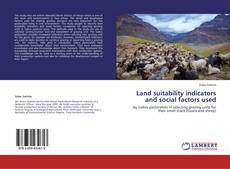Couverture de Land suitability indicators and social factors used