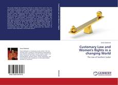 Portada del libro de Customary Law and Women's Rights in a changing World