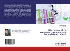 Copertina di Effectiveness Of Zn Application To Minimize Cd Accumulation In Wheat