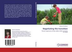Bookcover of Negotiating the transition