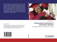 Performance Contracts in University Libraries kitap kapağı