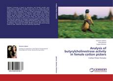 Couverture de Analysis of butyrylcholinestrase activity in female cotton pickers