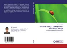 Buchcover von The nature of Crime due to Climate Change