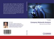 Buchcover von Company Networks Analysis