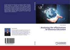 Capa do livro de Analysing the effectiveness of Distance Education 