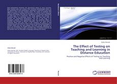 Capa do livro de The Effect of Testing on Teaching and Learning in Distance Education 