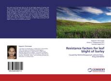Buchcover von Resistance factors for leaf blight of barley