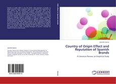 Buchcover von Country of Origin Effect and Reputation of Spanish Brands