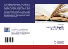 Buchcover von Job Security Level In Nigerian Banks