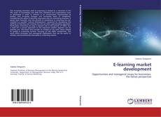 Buchcover von E-learning market development