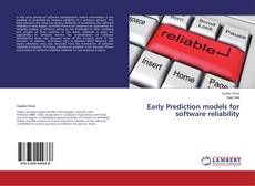 Buchcover von Early Prediction models for software reliability