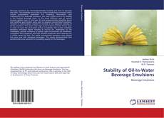 Buchcover von Stability of Oil-In-Water Beverage Emulsions