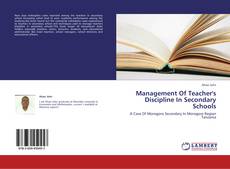 Buchcover von Management Of Teacher's Discipline In Secondary Schools