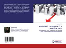 Couverture de Analysis of Telangana as a separate state