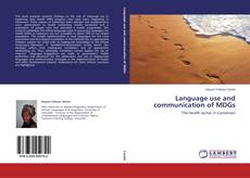 Couverture de Language use and communication of MDGs