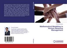 Bookcover of Mathematical Modeling in Human Resource Management