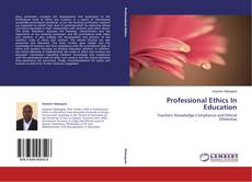 Borítókép a  Professional Ethics In Education - hoz