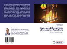 Обложка Developing Effective Sales strategies for Audit Firms