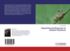 Couverture de Hepetofaunal Response to Habitat Gradients