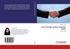 Buchcover von Iran foreign policy towards India