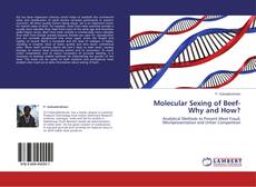 Molecular Sexing of Beef- Why and How? kitap kapağı