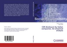 Couverture de CSR disclosure by Italian companies. An empirical analysis